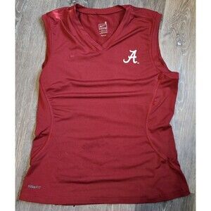 Nike Alabama Crimson Tide Dri-FIT Sleeveless‎ Athletic Shirt Top Small